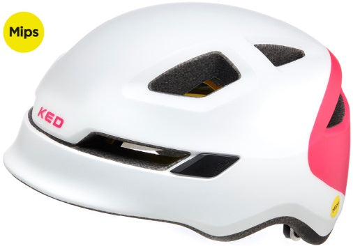 Casco per biciclette Ked Pop mips piccolo (48-52 cm) bianco