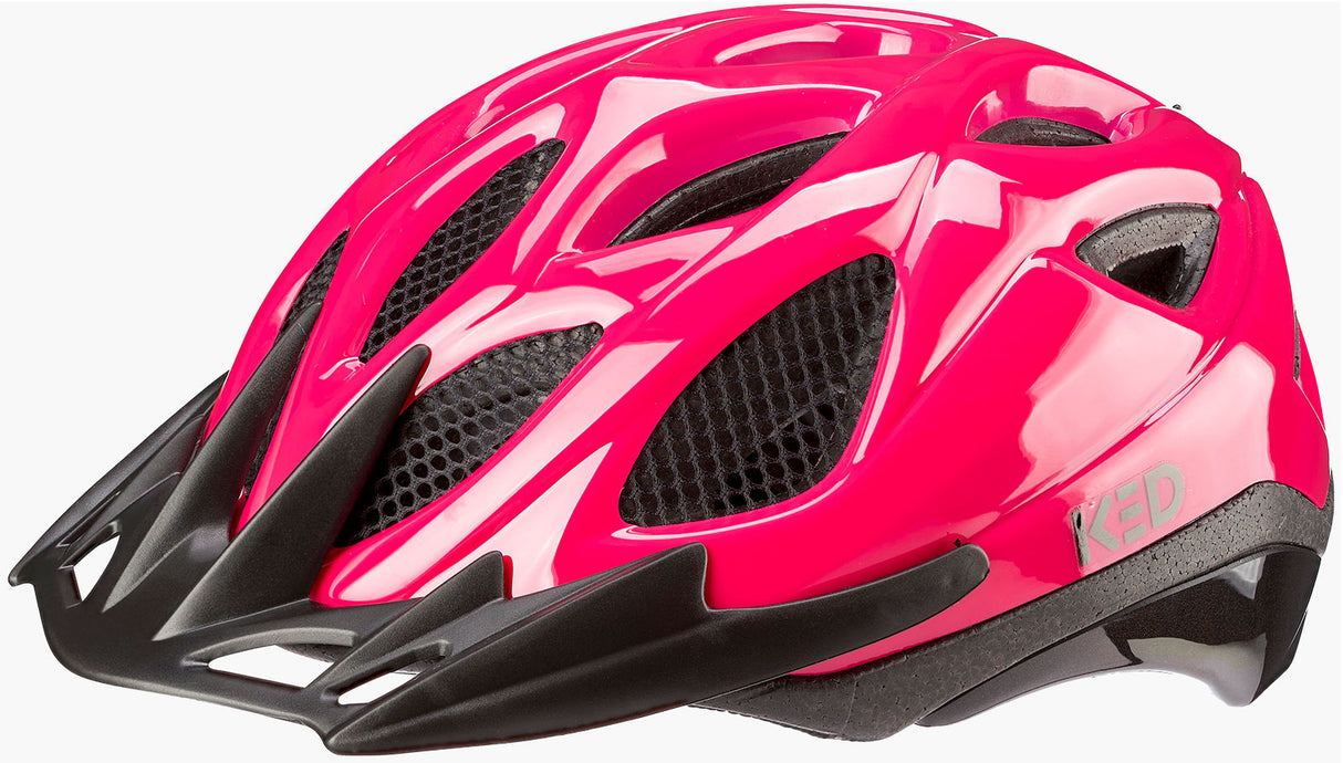 Casco da bicicletta Ked Tronus L 55-63 cm Magenta Black Glossy