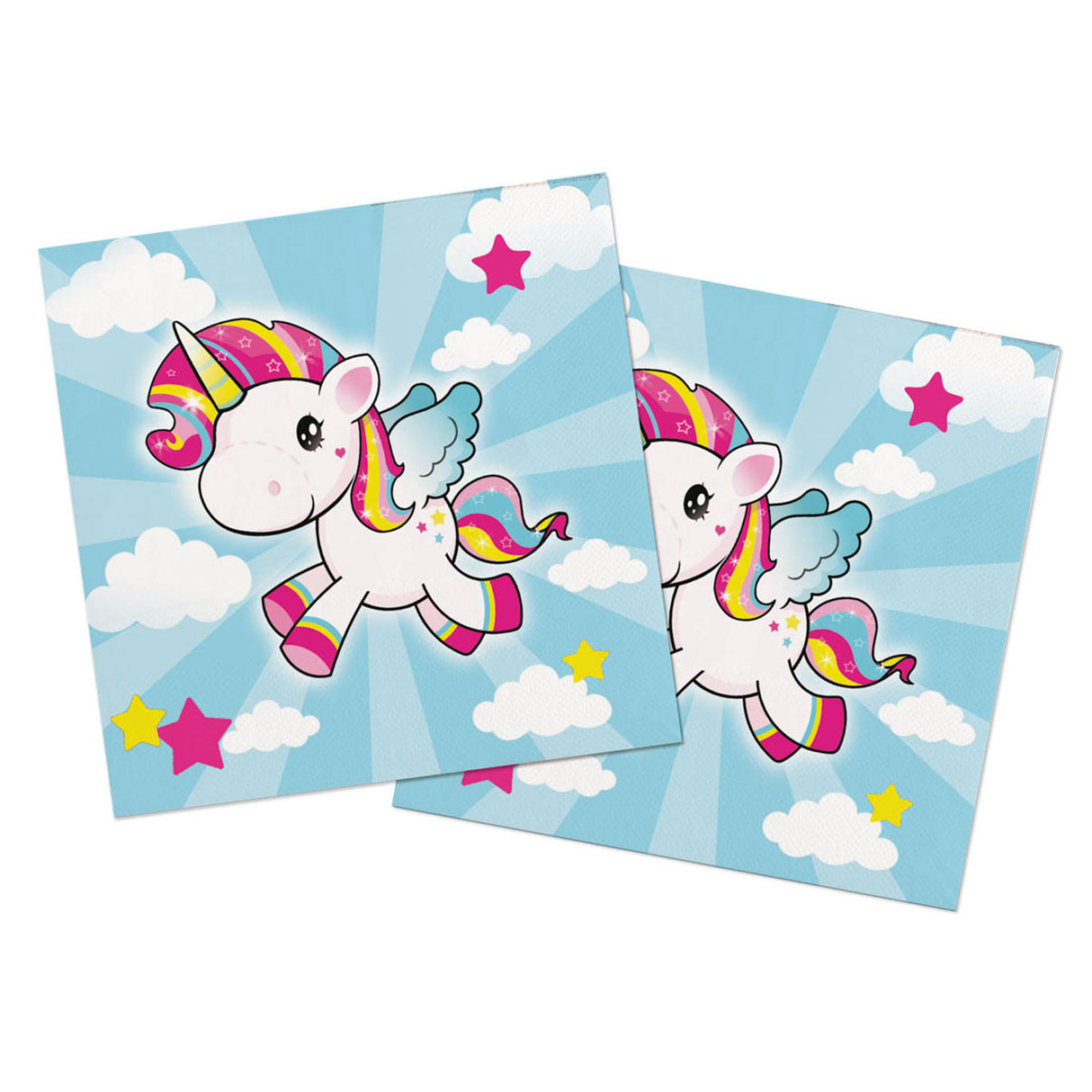 Folat BV unicorn napkins, 20st.