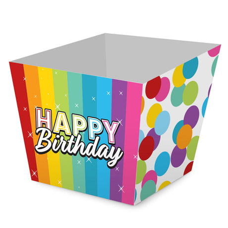 Folat bv snoepbakjes happy birthday, 5st.