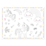 Fargelige Placemats Unicorns Rainbows, 6.