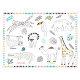 FOLAT BV Coloring Placemats Wild Animals 6st.