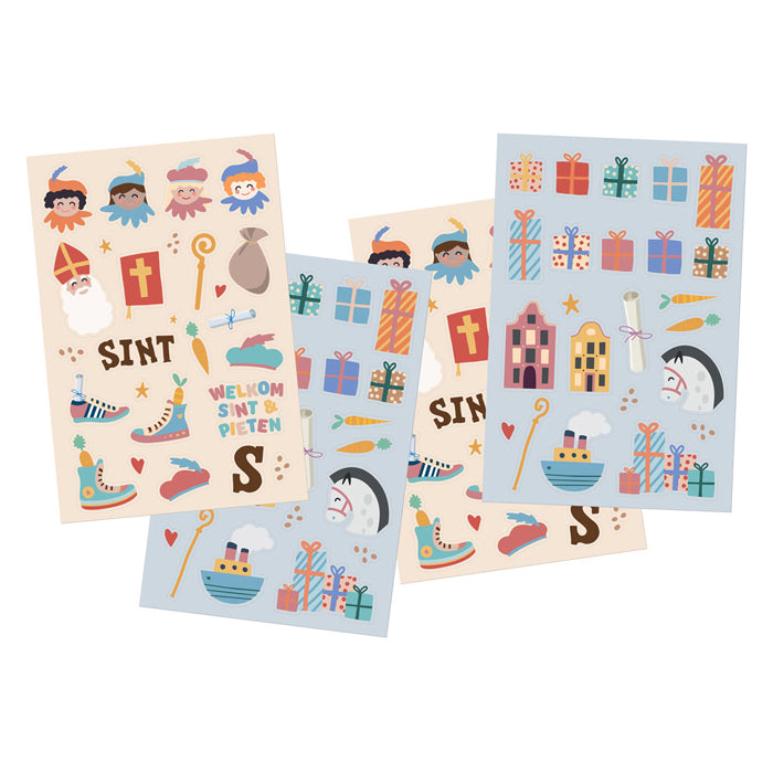 Folat BV Stickers Sinterklaas figures, 49st.