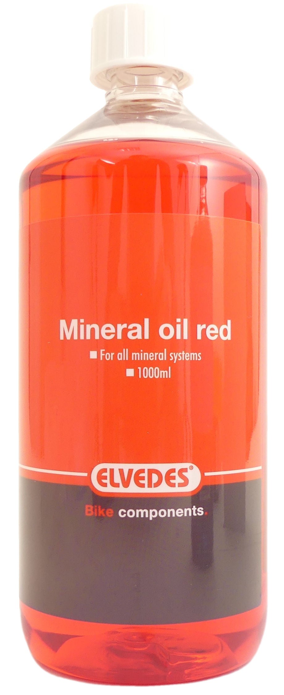 Olie Elvedes rood mineraal vloeistof