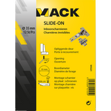 Mack 1015221 - 12 inboorscharnieren slide on 35mm 110° opliggende deur | 5 stuks