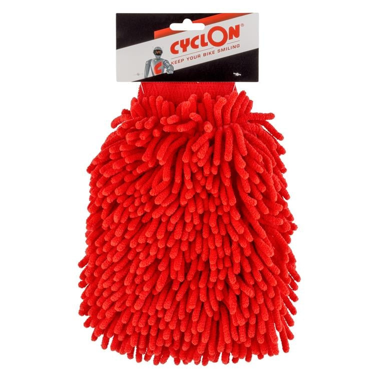 Cyclon Wash Glove Microfibra Red