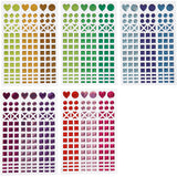 Http: www.cchobby.nl mozaiek-stickers-d-8-14-mm-vel-11x16-5-cm-diverse-kleuren-10-vel-1-doos