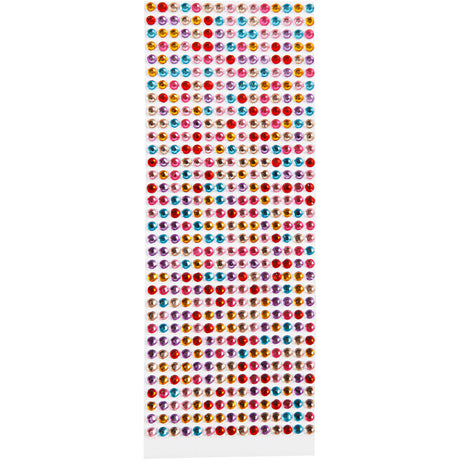 Creativ company https: www.cchobby.nl stick-on-strasstenen-d-4-6-mm-vel-16x9-5-cm-diverse-kleuren-10-vel-1-doos