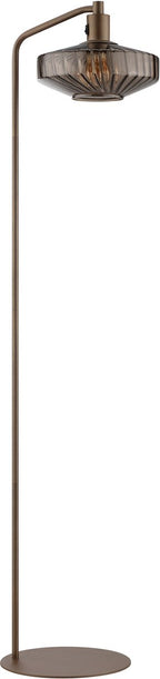Brilliant lyn - vloerlamp - 1-lichts - e27 - koffie