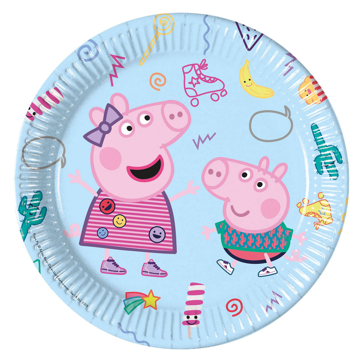 Globos papirplater FSC Peppa Pig, 8.