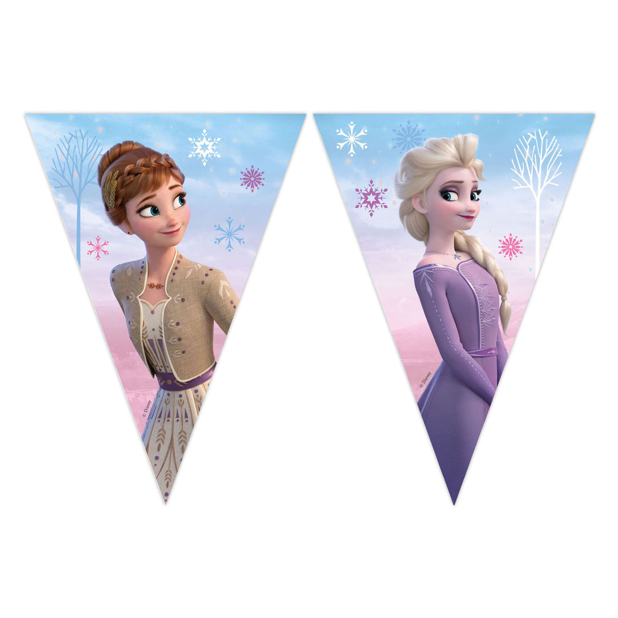 Linie vlajky Globos Paper Frozen 2 Wind Spirti, 3mtr.