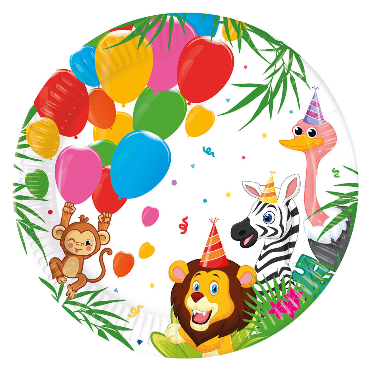 Globos Paper Plates FSC Balloons, 8st.