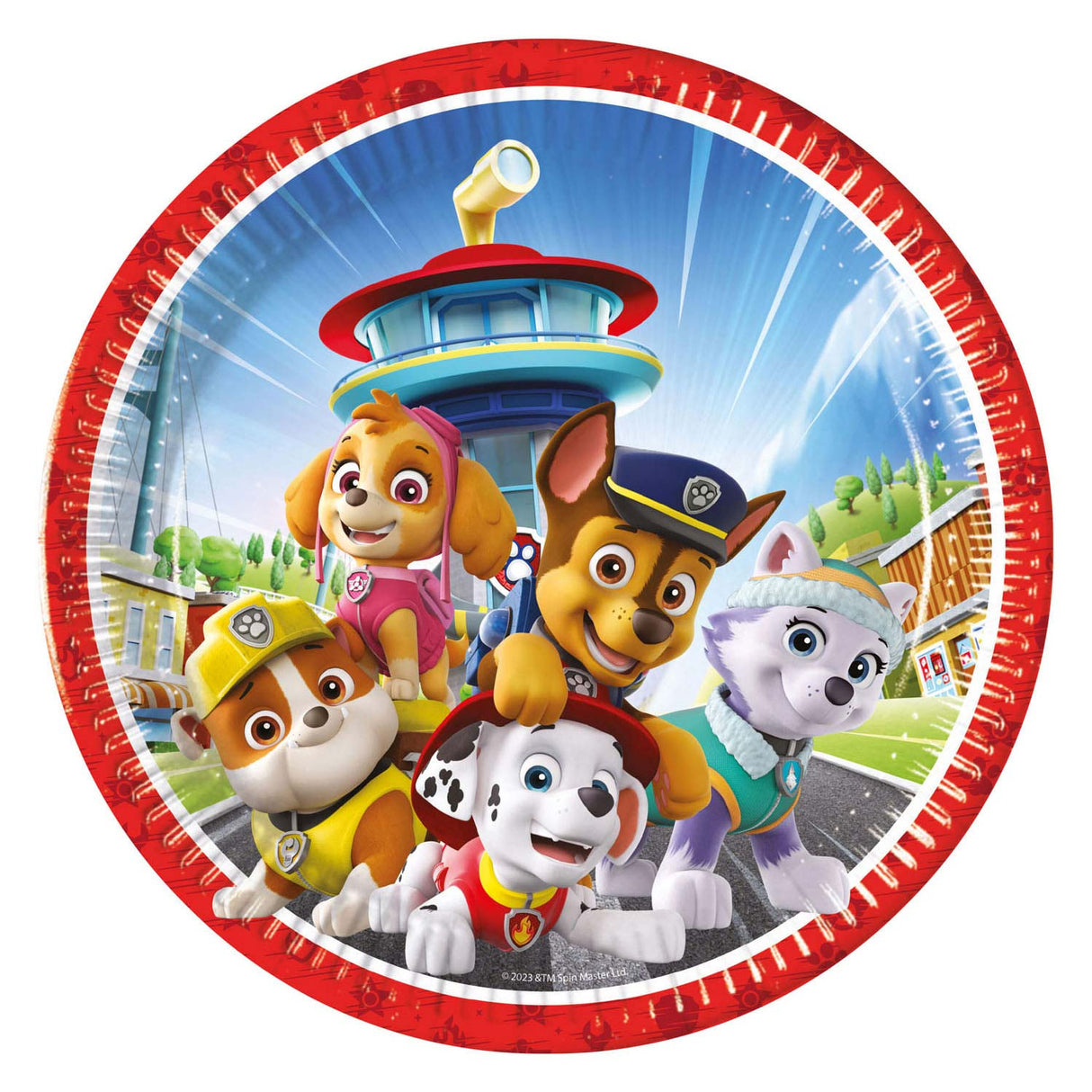 Globos paper plates FSC Rescue Heroes, 8st.