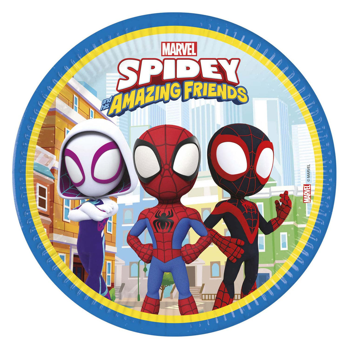 Papieren Bordjes FSC Spidey, 8st.