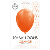 Globos ballonger oranje 30cm, 10t.