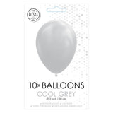 Balloon globos fresco grigio, 30 cm, 10st.