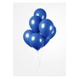 Globosballons dunkelblau 30 cm, 10st.