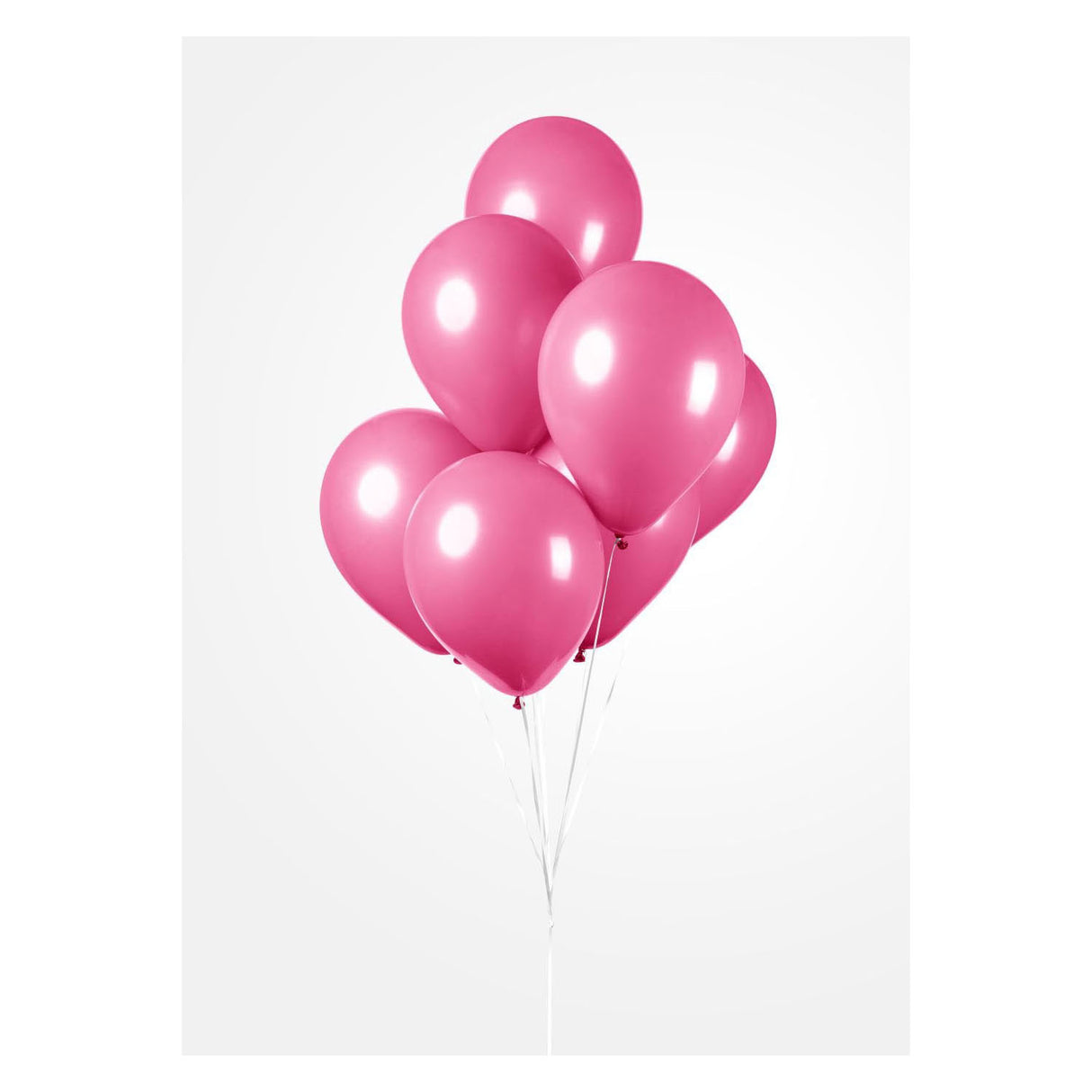 Globos Balloons Hard Pink 30 cm, 10st.