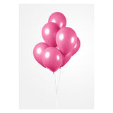 Globos Balloons Hard Pink 30 cm, 10st.