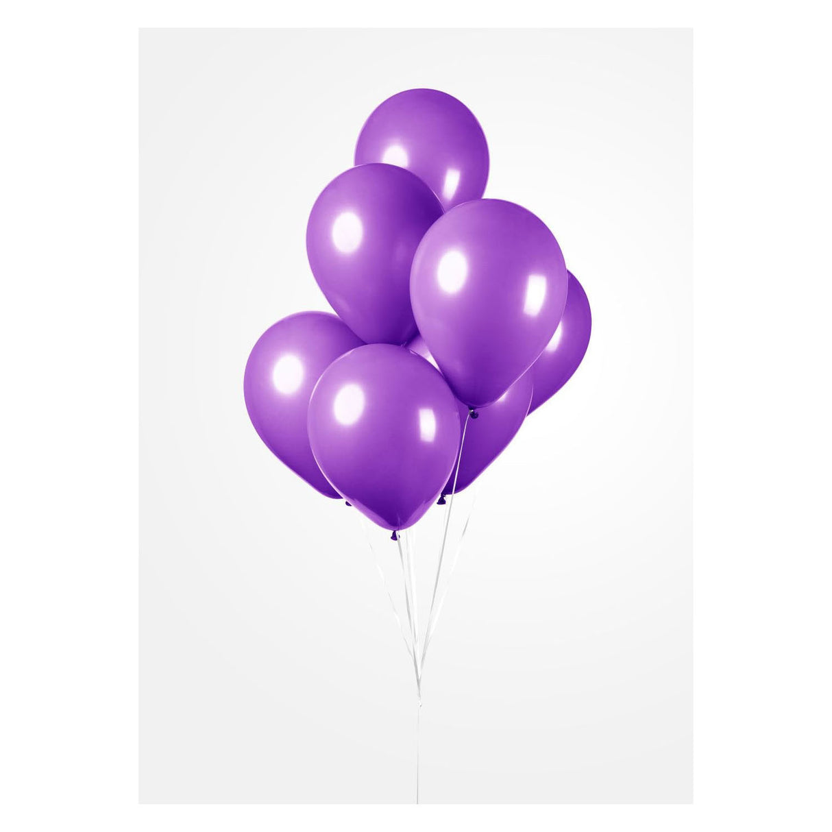 Globosballons lila 30 cm, 10st.