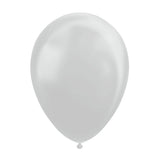 Globos Balloons Metallic Silver 30cm, 10st.