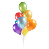 Globos balloons metallic pearl mix colors 30 cm, 100th.