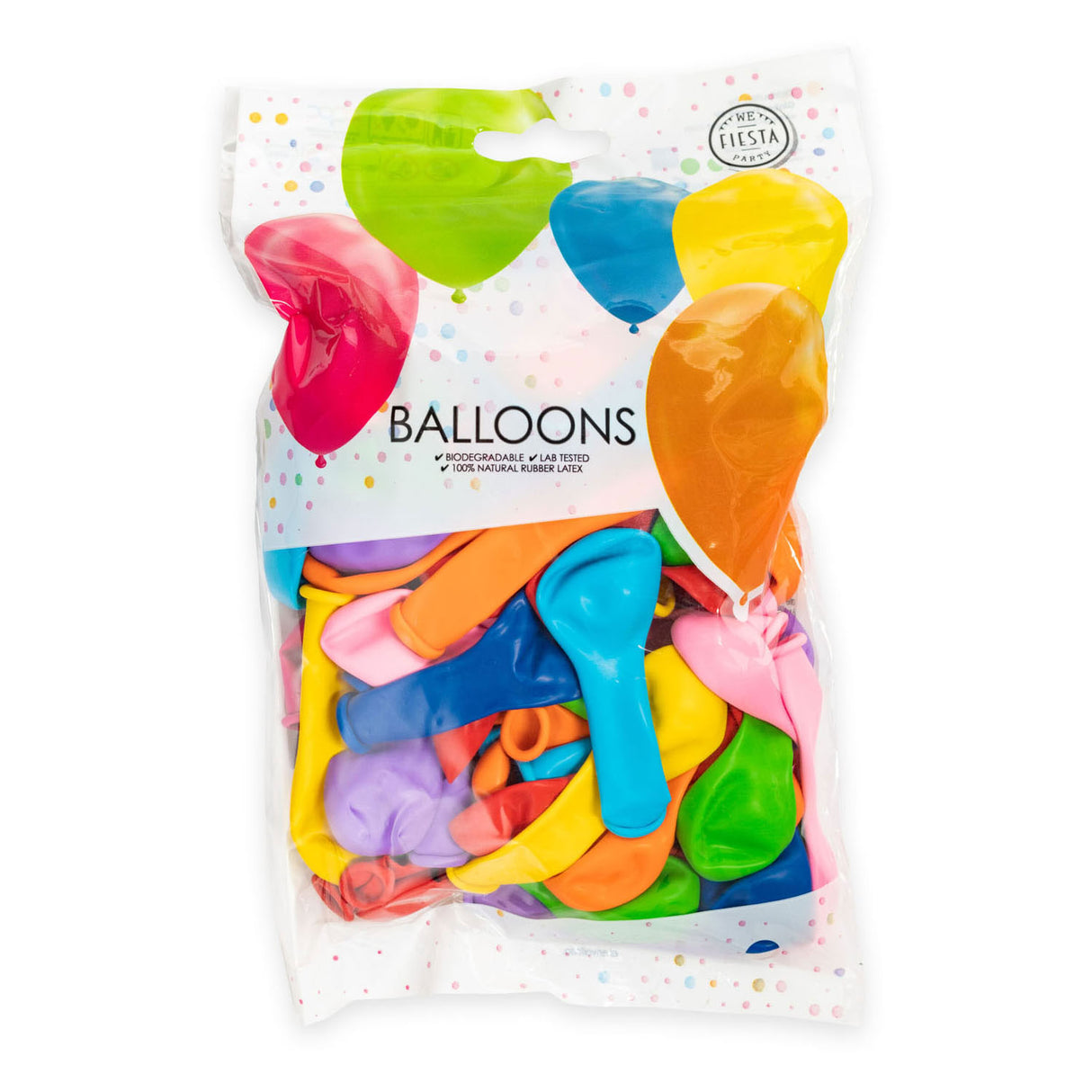 Globos ballonnen gemengde kleuren 13cm, 100st.