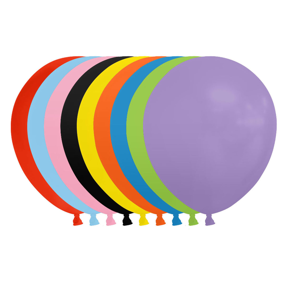 Globosballons gemischte Farben 13 cm, 100..