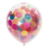 Globos Confetti Balloons Paper Confetti Mix 30 cm, 6e.