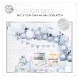 Globos Balloons Boog Set Silver