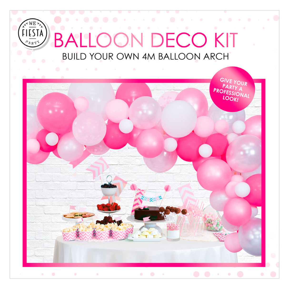 Globos Balloons Boog Set Pink