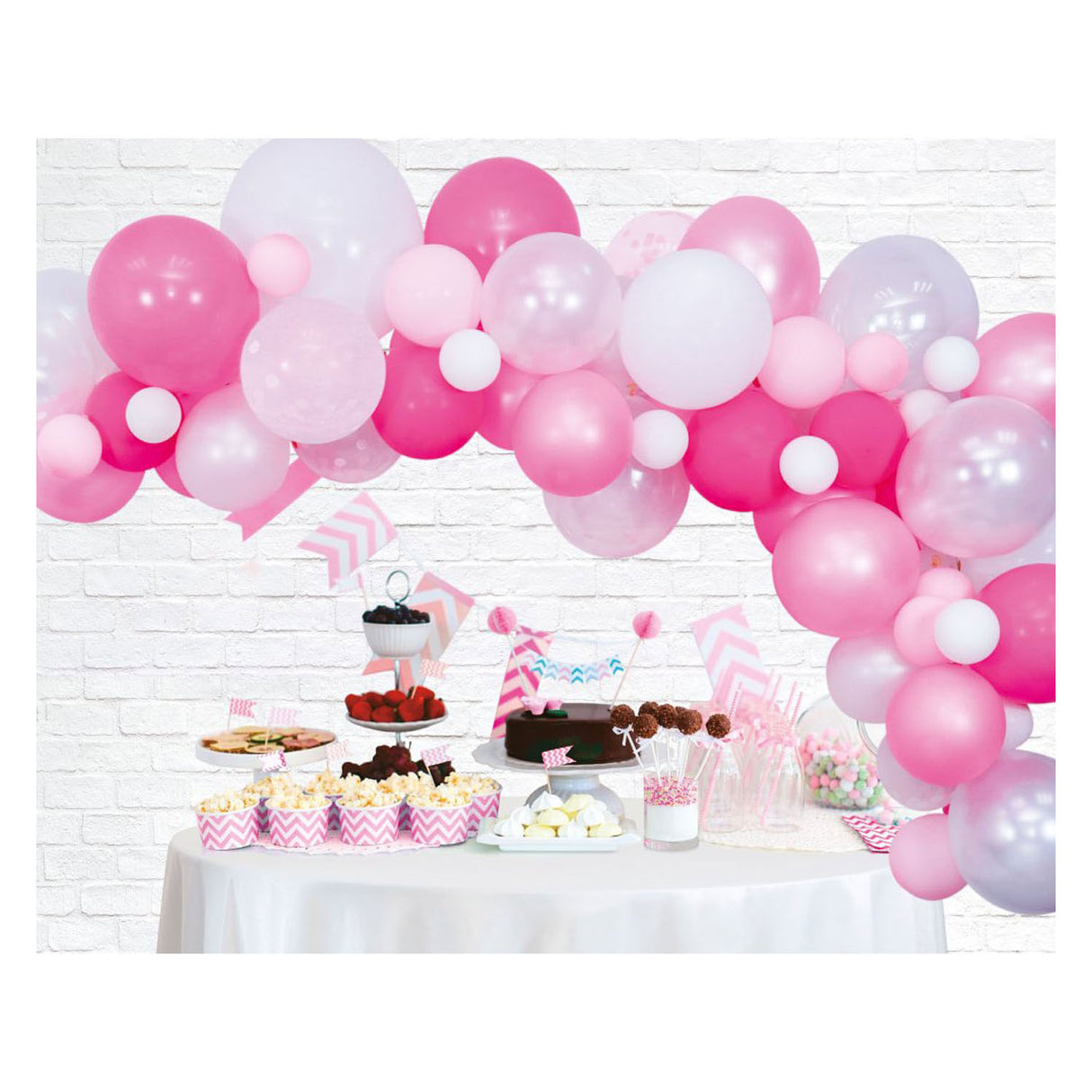 Globos Balloons Boog Set Pink