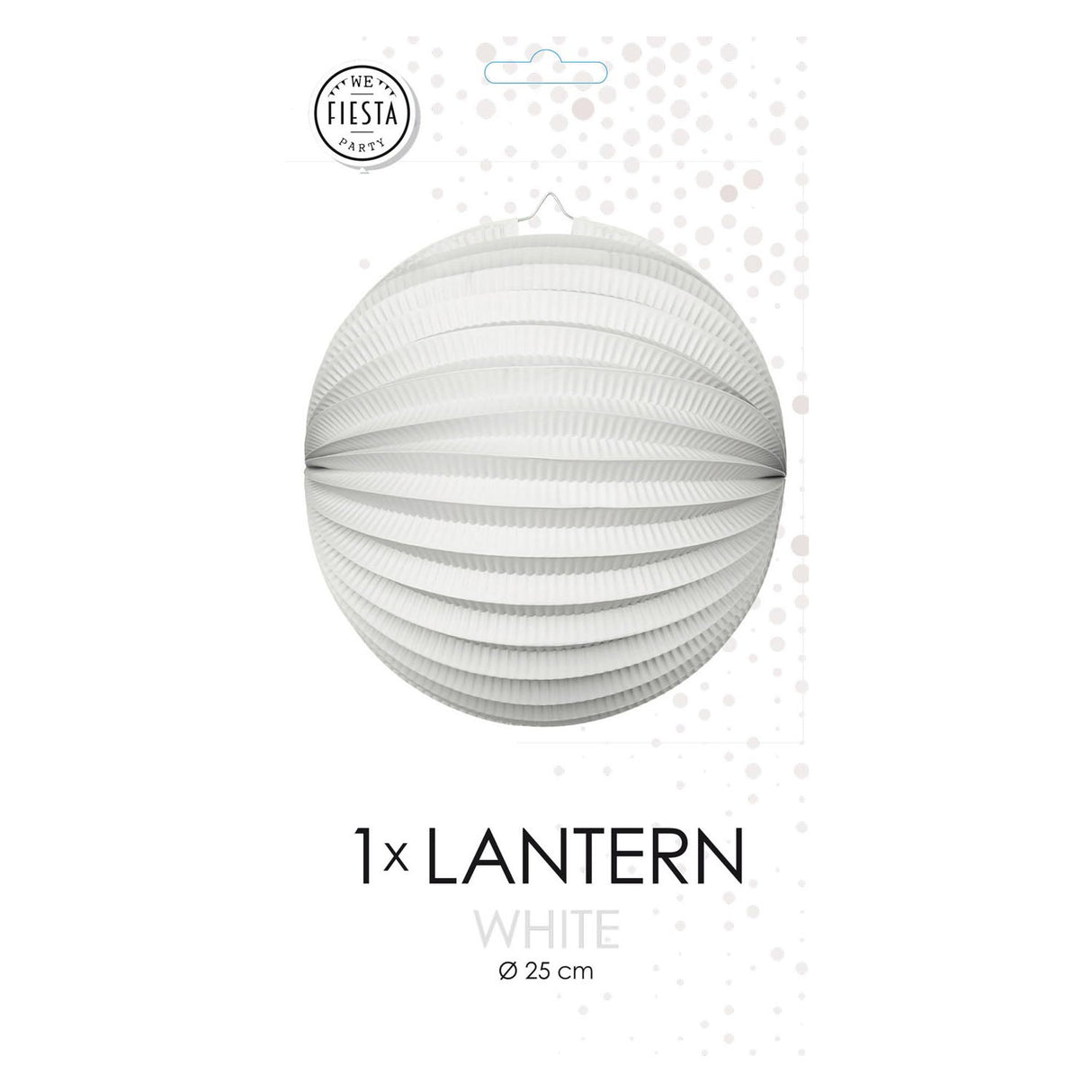 Globos Paper Lantern okoli belega, 25 cm