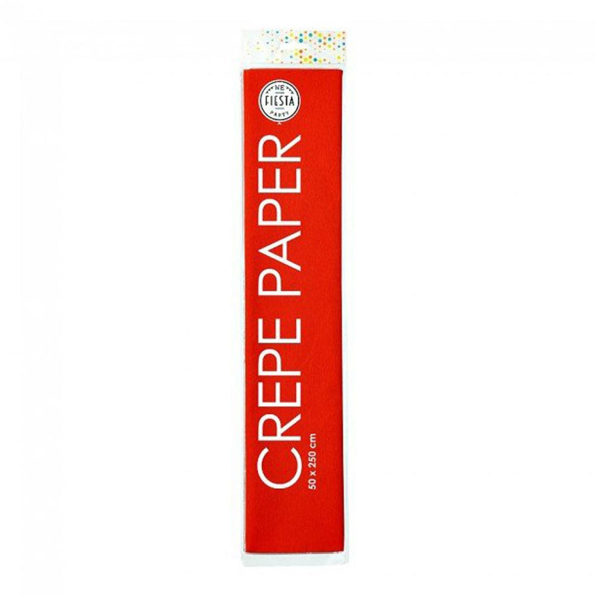 Globos Crepe Paper Red, 50x250 cm