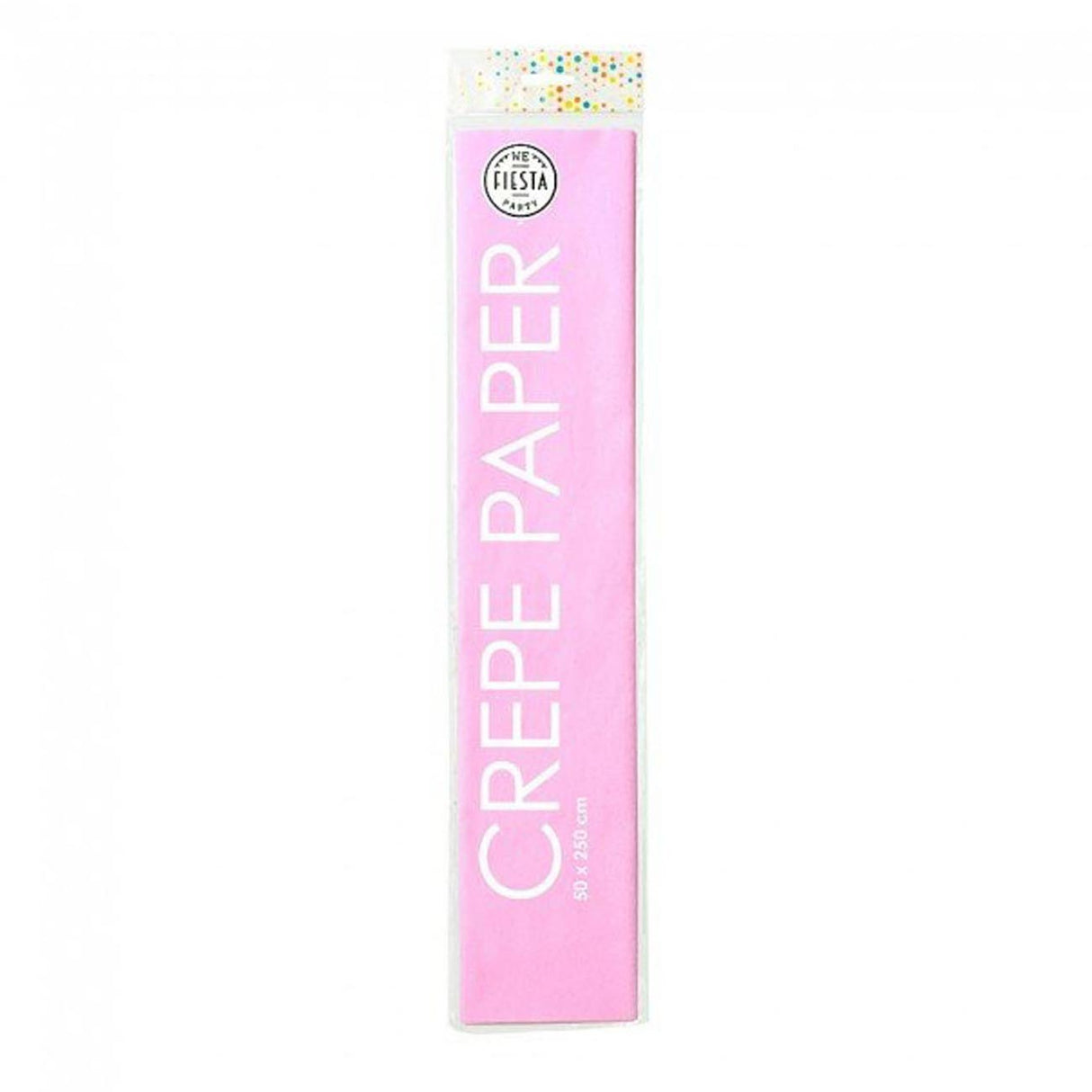 Globos crepe papir baby rosa, 50x250cm