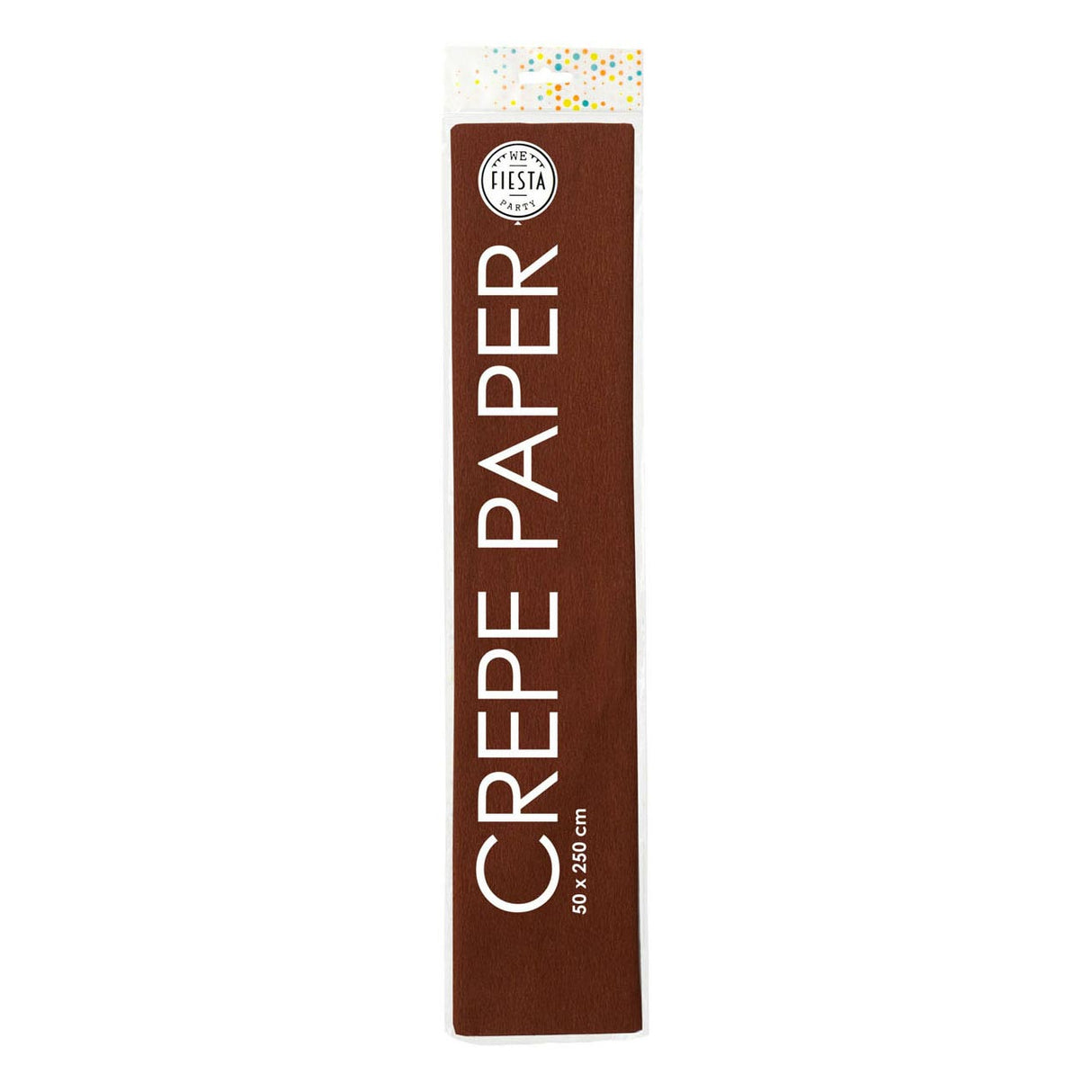 Globos Crepe Paper Brown, 50x250cm