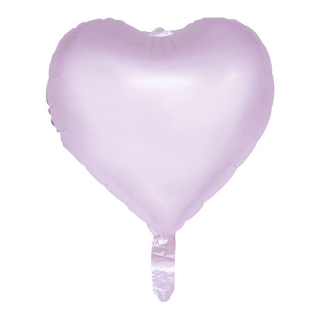 Globos folieballon 18 inch watercolors hearts - pastel paars