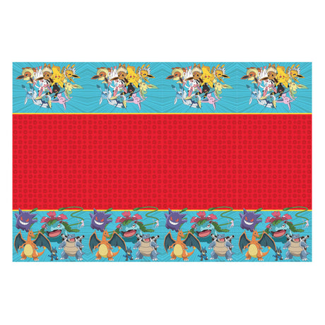 Globos papieren tafelkleed 120x180cm pokemon