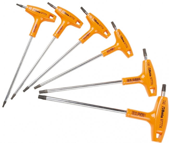 Torx Keys Set Beta 6 -Piece vinkelrätt