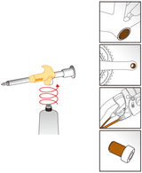 Fett Spray abegraff Tube Kupfer Fett Glace C278 (120 ML)