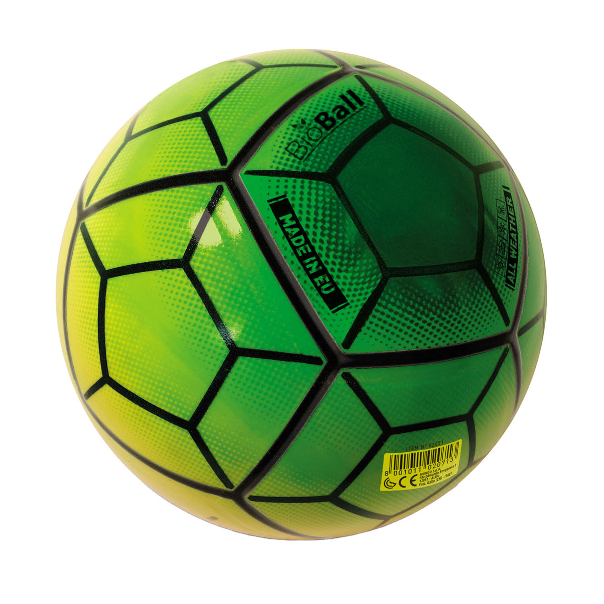 Mondo strandvoetbal bal pixel 23cm kleurrijk speelgoed voetbal.