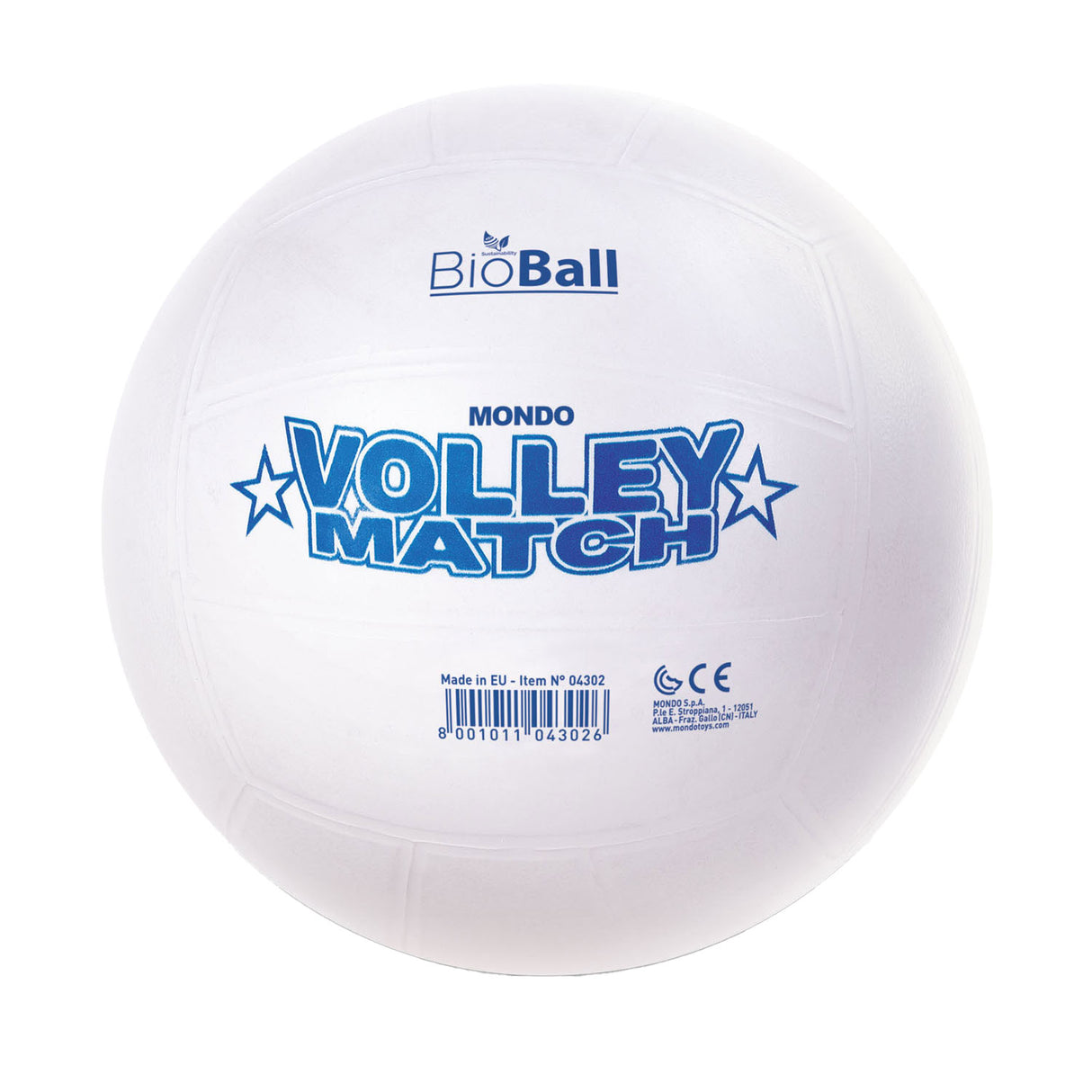 Mondo Volleyball Match White, 23 cm