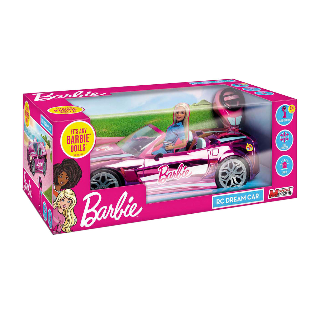 Mattel Mondo Motors RC Pink cromado