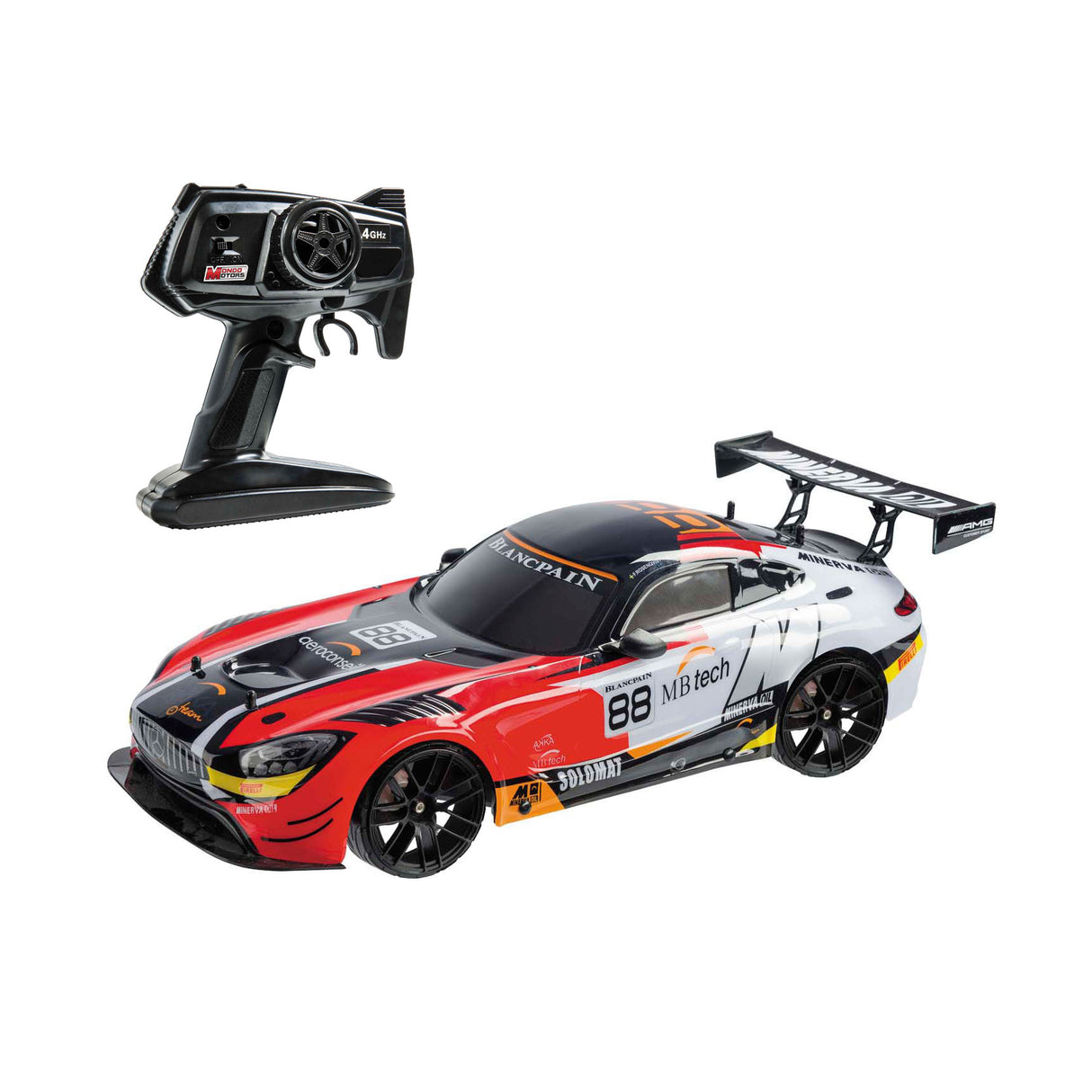 Mondo Motors RC Bestuurbare Auto Mercedes AMG GT 3 Drift 22, Schaal 1:10