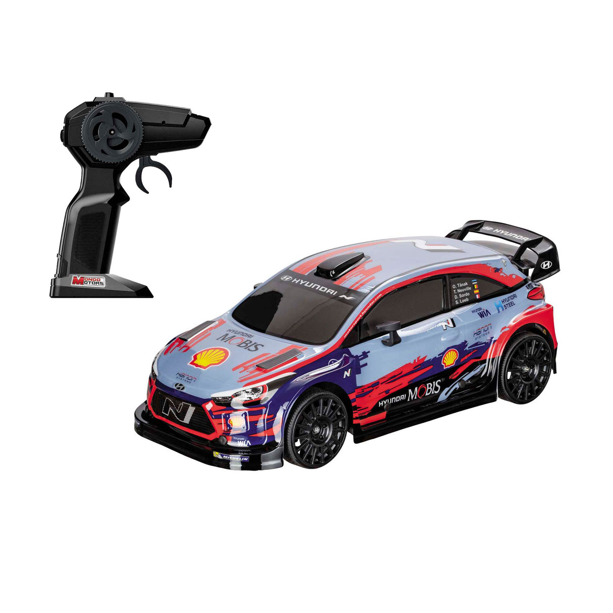 Mondo Motors RC Bestuurbare Auto Hyundai I20 WRC 23, Schaal 1:10