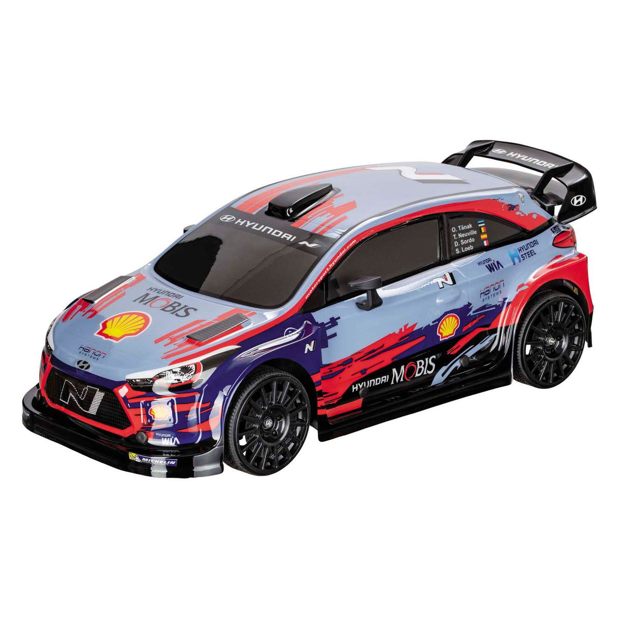 Mondo motors rc bestuurbare auto hyundai i20 wrc 23, schaal 1:10