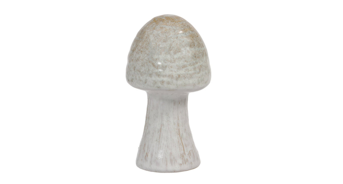 Pc. 1 porcelain mushroom yellow ø 7.5x13.5 cm