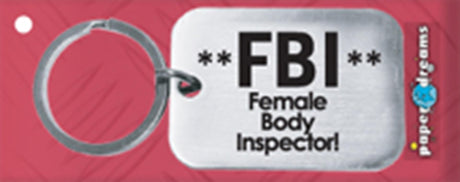 Paperdreams sleutelhanger fbi