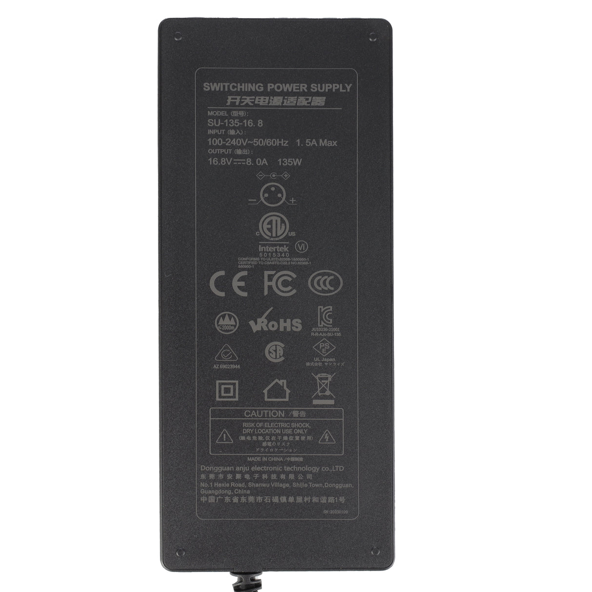 Falcon eyes voeding sp-ac16.8-8a 3 pin