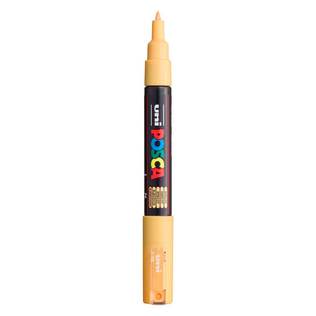 Uni posca verfmarker 1mc abrikoos - conische punt - 1 mm